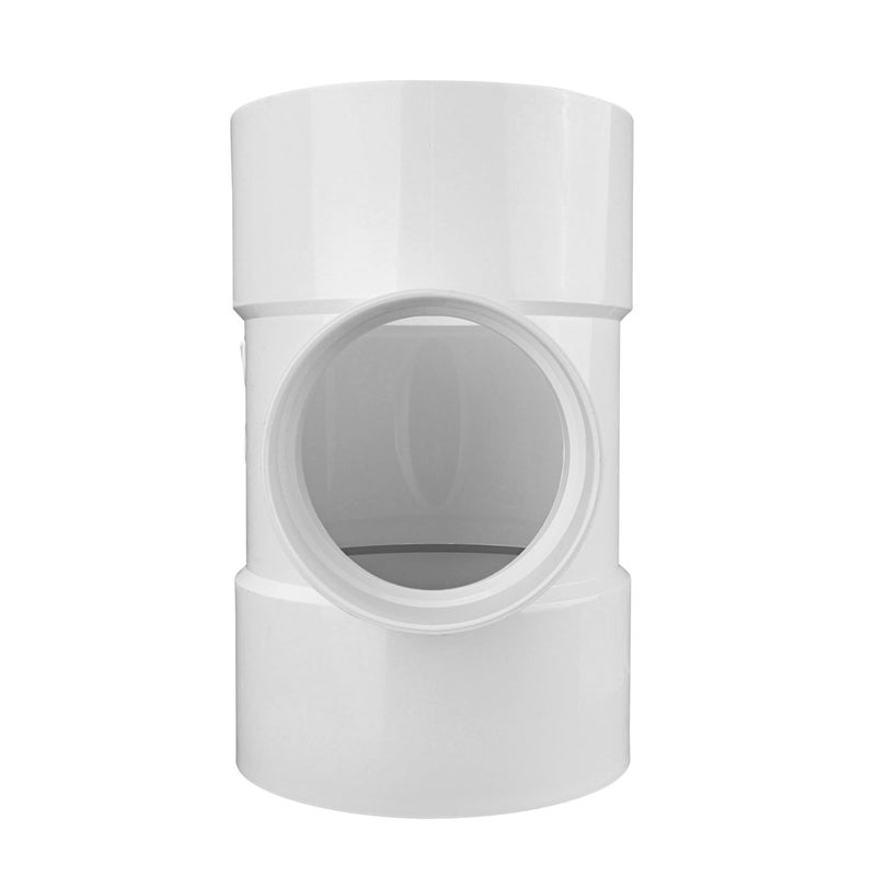 NDS 64P01 6" by 4" Tee Hub by Hub, White - Image 4